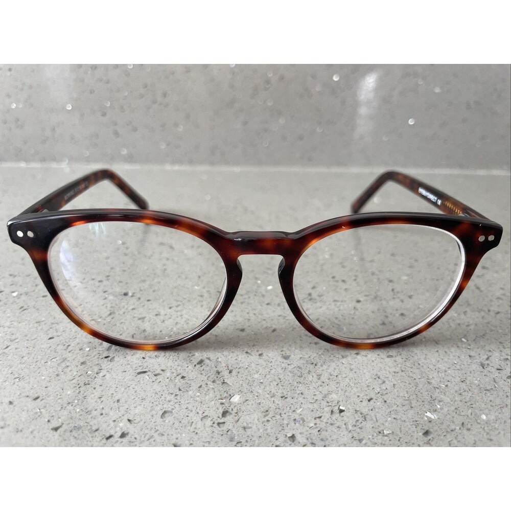 EyebuyDirect Morning Eyeglasses Frames ONLY Brown Full Rim Round 51-19-140 C3
